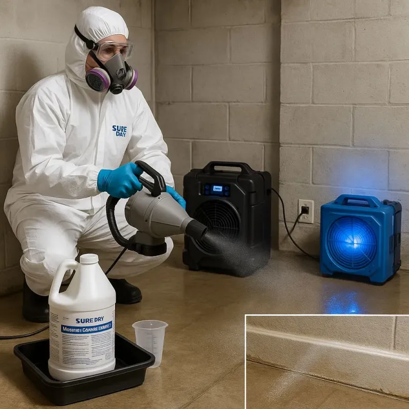 Sanitization and Odor Removal process in Madbury, NH
