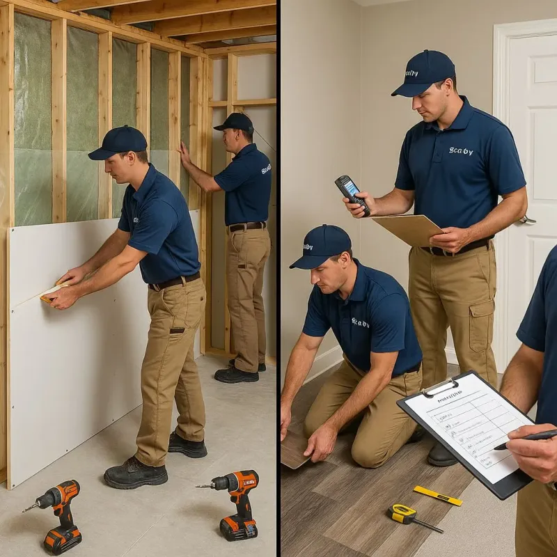 Repairs and Reconstruction process in Madbury, NH